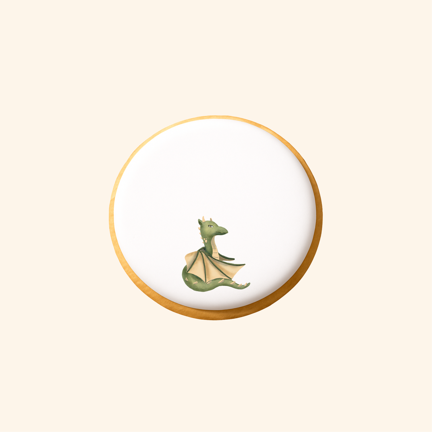 Biscuit imprimé anniversaire - Dragon