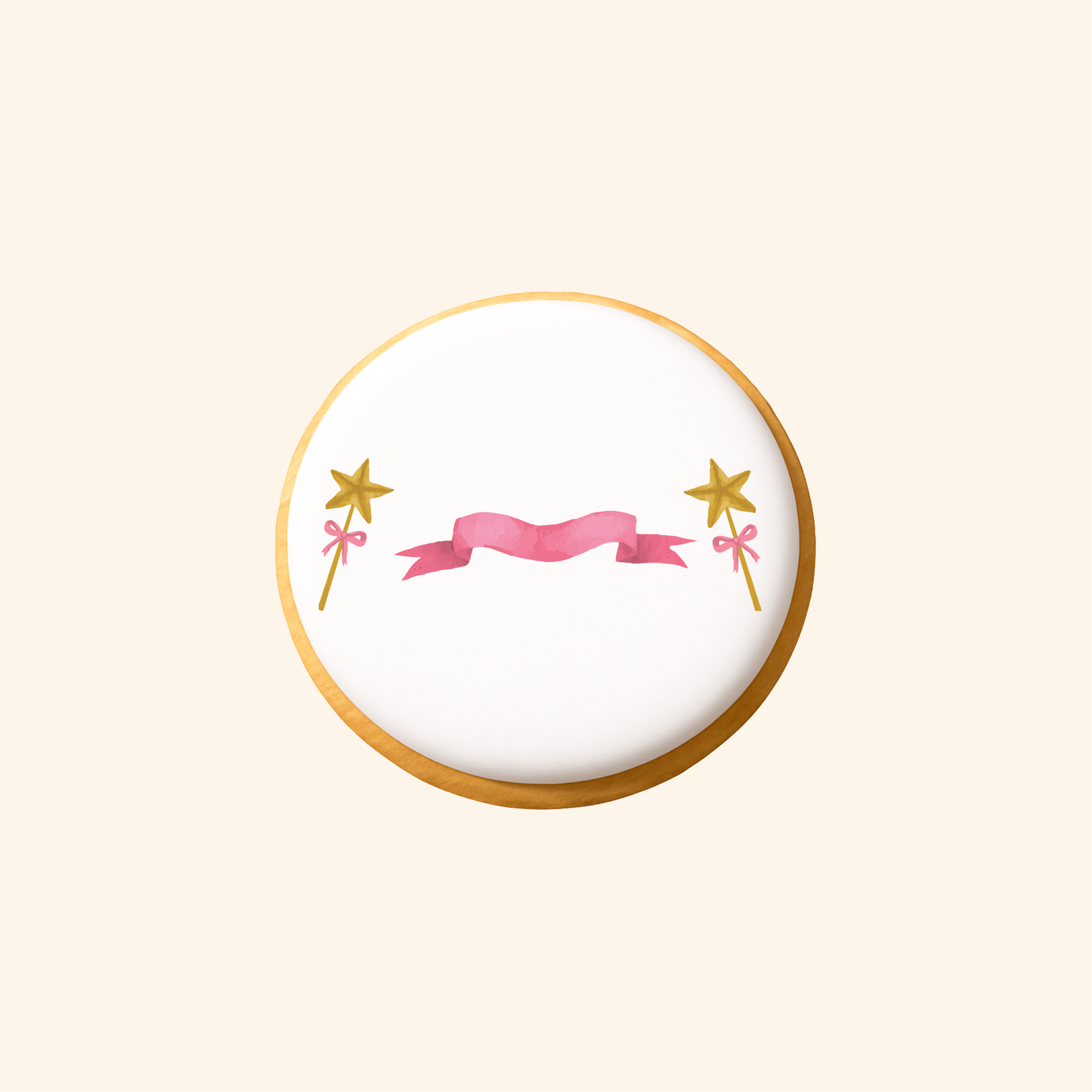 Biscuit imprimé anniversaire - Fée