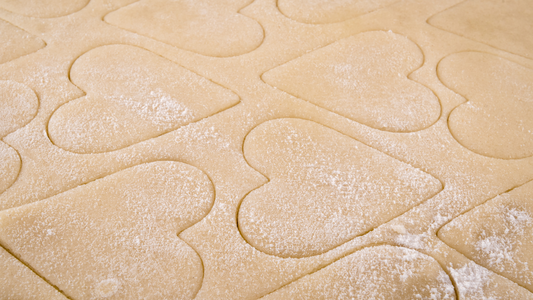 Biscuits en forme de coeur