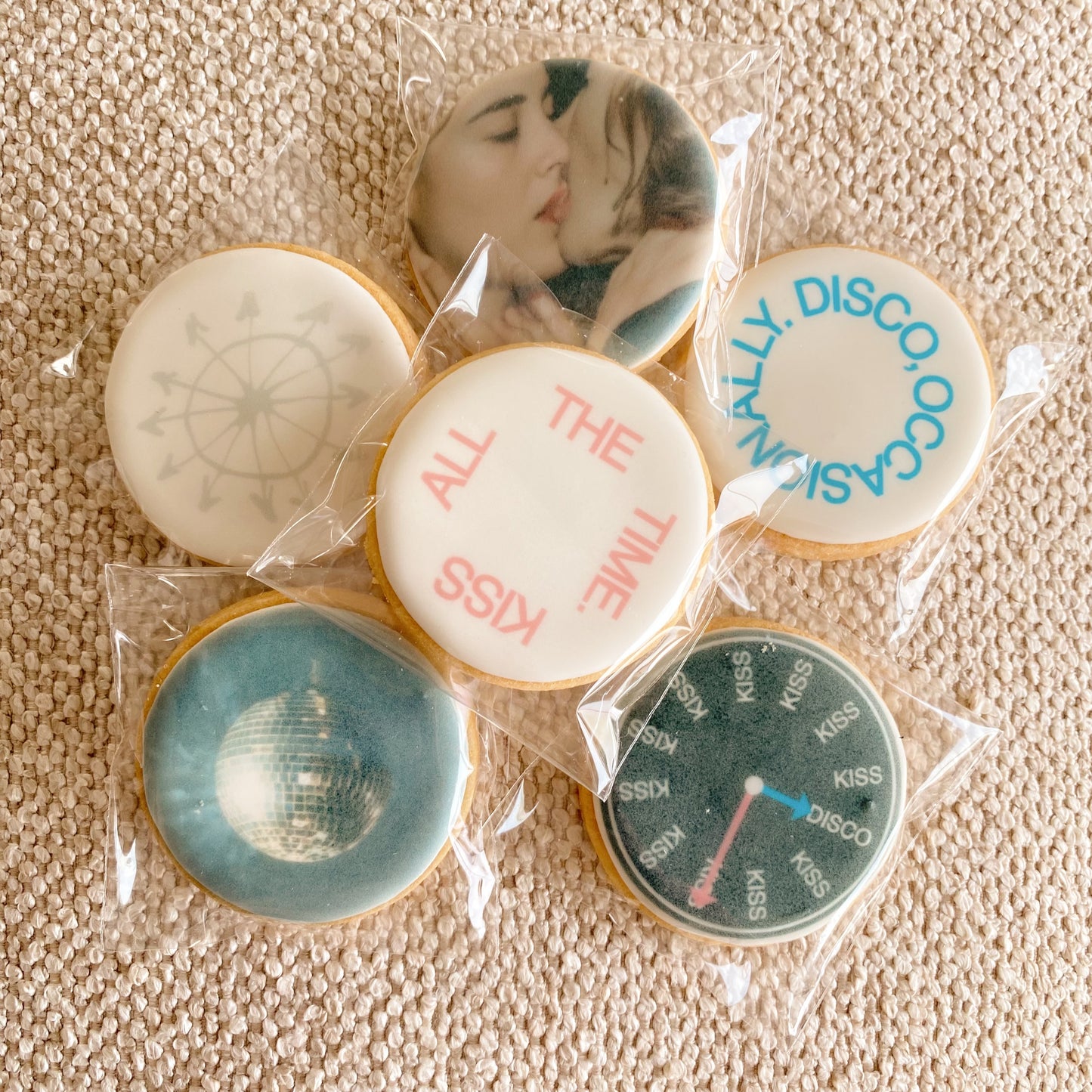 Biscuits personnalisés glacés