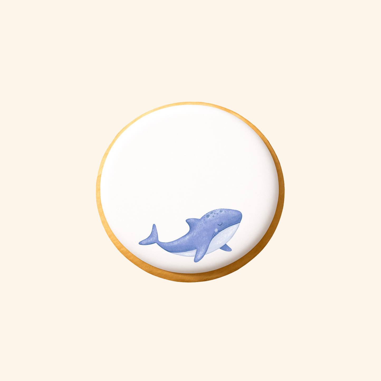 Biscuit imprimé anniversaire - Requin