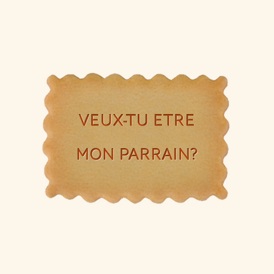 Coffret de 8 biscuits demande parrain – Veux-tu être mon parrain ?